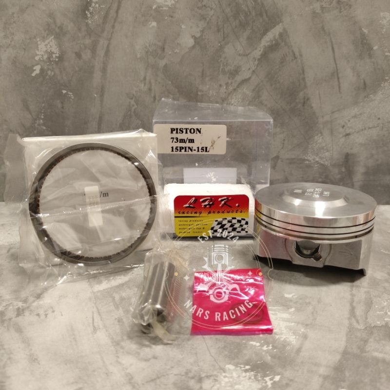 Piston LHK 73 mm pen 15 ,Set ring piston seher LHK Thailand