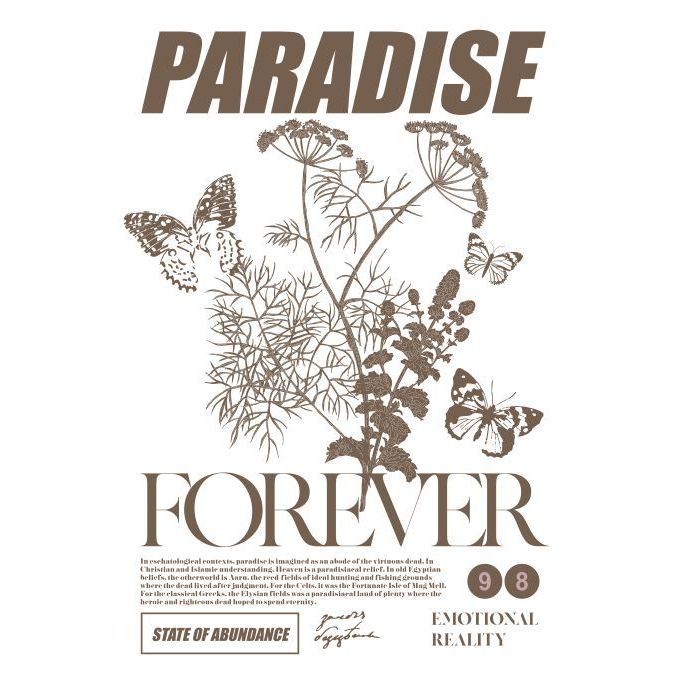 SABLON CUSTOM DTF BISA SATUAN HASIL YANG MEMUASKAN - PARADISE FOREVER