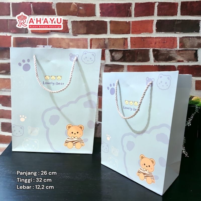 

PAPER BAG XC 32-2 LOVELY BEAR