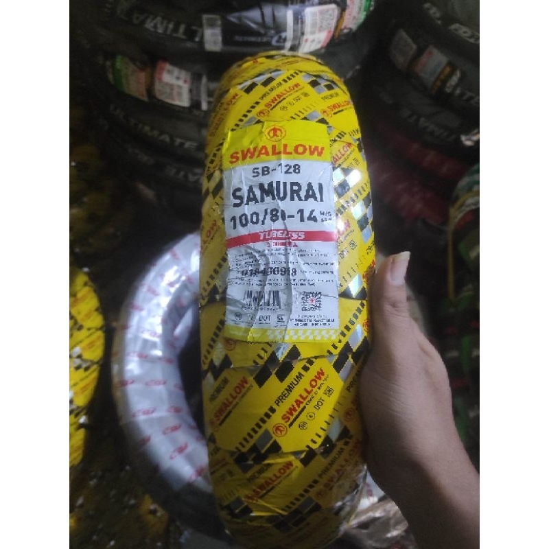 swallow samurai 100/80 - 110/80 ring 14 tubles free pentil