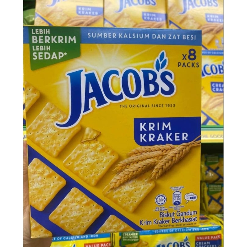 

Jacobs Original Cream Crackers / Weetameal 8pack