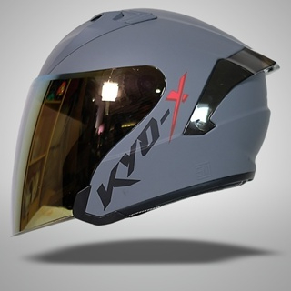 Helm Half Face JPN kyo-X Original Kaca Clear Putih