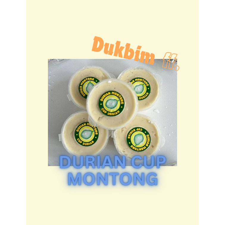

Durian Cup/ eskrim duren fresh dan halal ada bulir duren di dalemnya <3