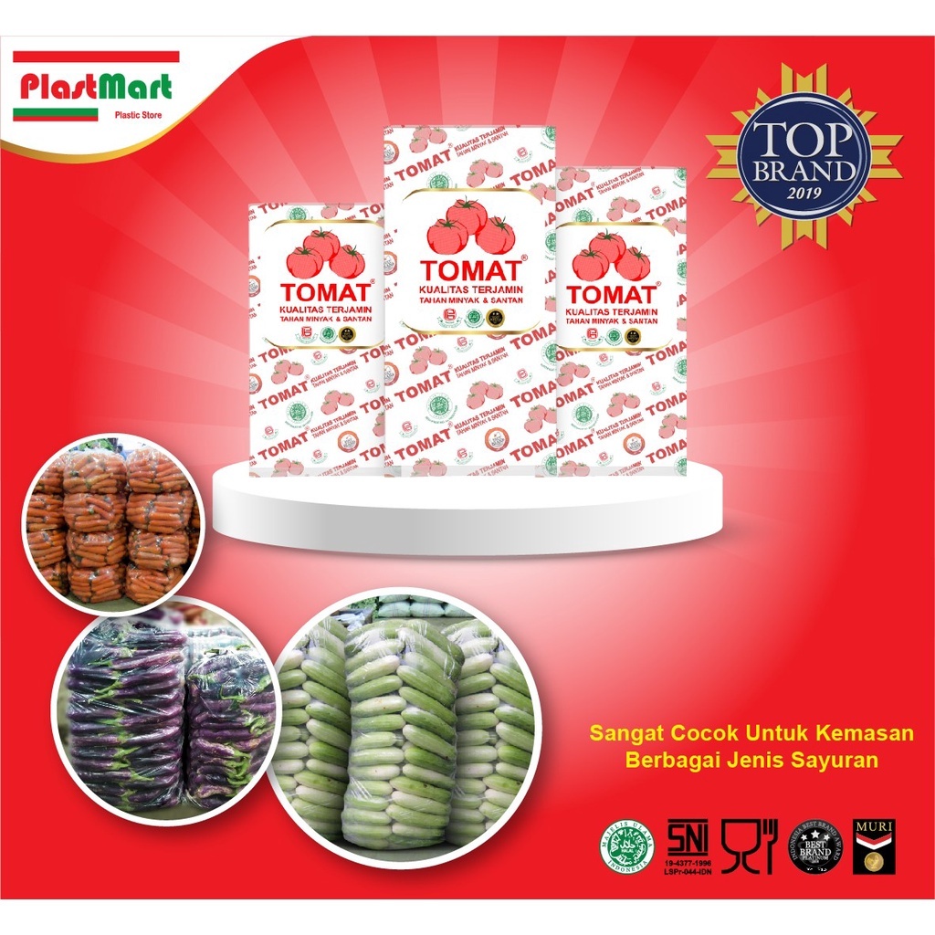 Plastik PE Tomat Ukuran 15 x 30 cm (PE TOMAT (PB) 15X30)