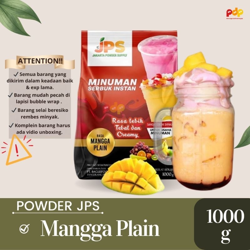 

JPS Powder Mango PLAIN 1kg / Bubuk mangga