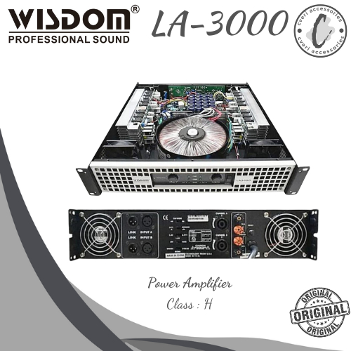 Wisdom LA3000 Power Amplifier Original Wisdom LA-3000