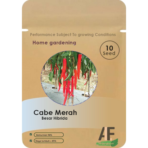 Benih Bibit Biji Tanaman Sayur Cabe Merah Besar F Hibrida