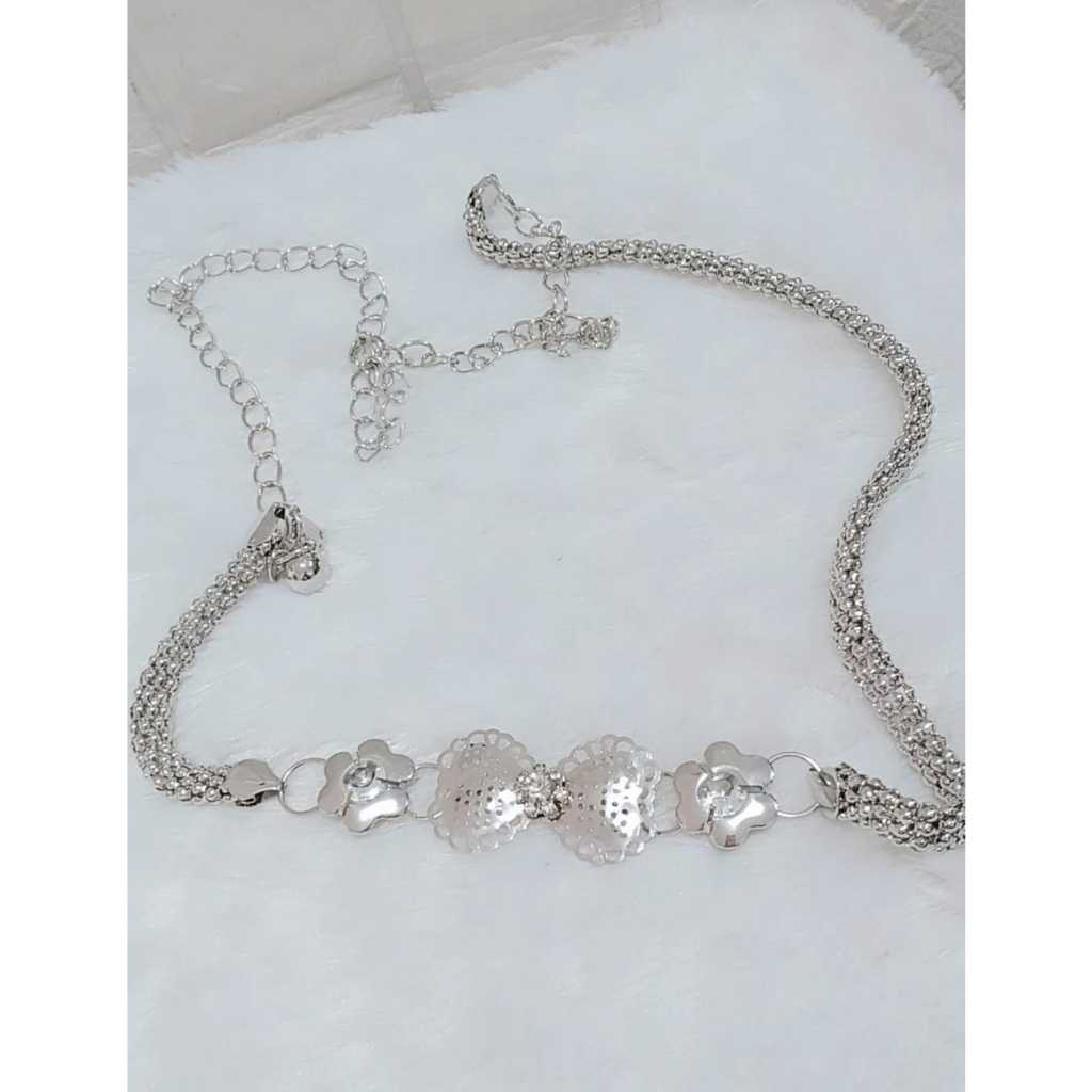 Atmos_27, Sabuk Wanita Logam Elatis / Belt Elastis Gesper Wanita Elastis Untuk Dress Kemeja Gamis Tu