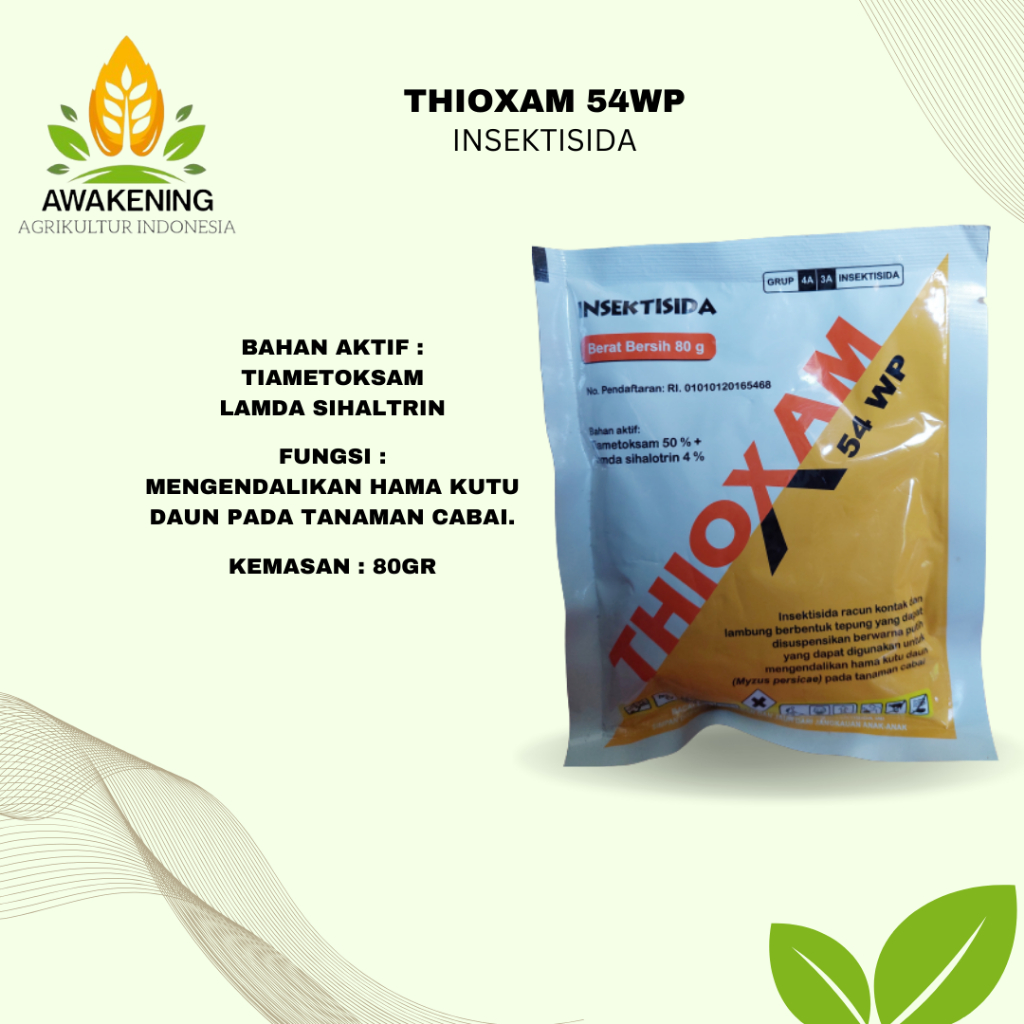 THIOXAM 54WP 80GRAM INSEKTISIDA TIAMETOKSAM