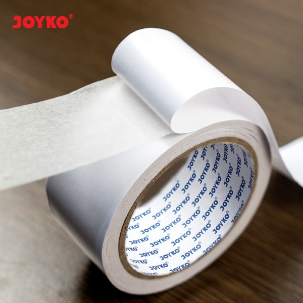 

Double Tape Perekat 2 Sisi Merek Joyko Ukuran 48 mm X 15 yard (2 Inch)