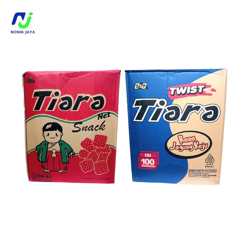 

Tiara Snack Rp500 Dus Isi 10 Renteng 100 Pcs