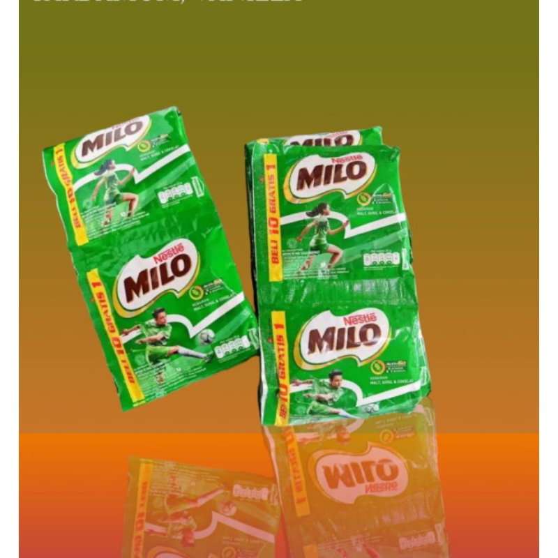 

Milo 10 sachet / 1 renceng isi 22 gram an