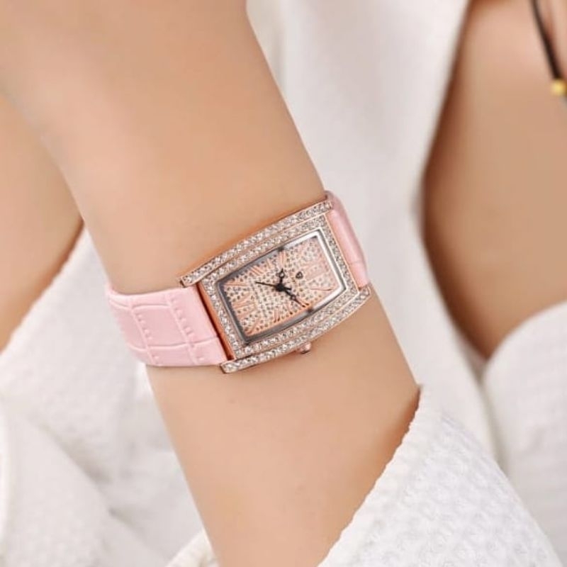 Jam Tangan Ticarto 2857 Casual Elegan Tali Kulit Free Box Ticarto