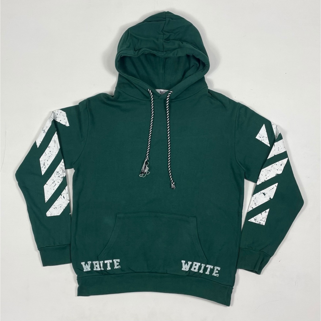 Hoodie Off White Second Original Warna Hijau (Fashion)