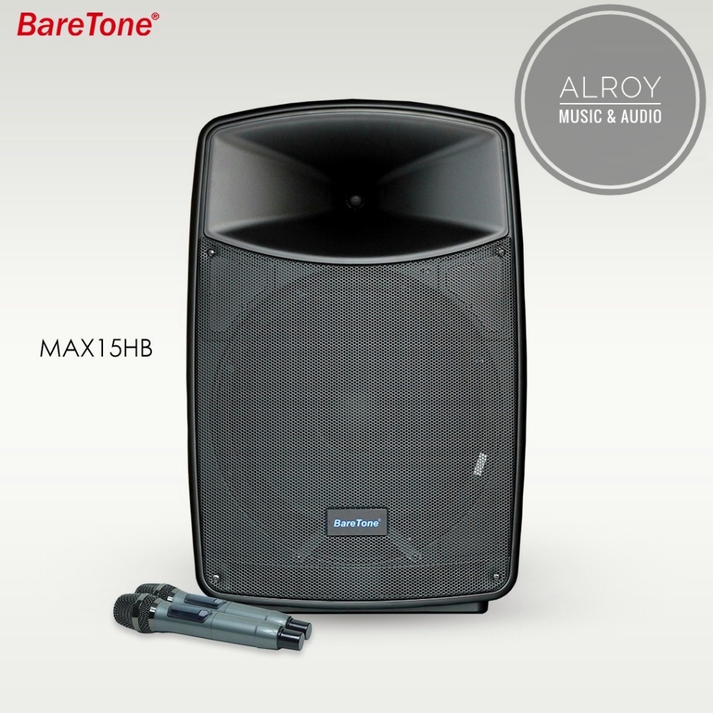Speaker Portable Baretone 15" MAX15HB / MAX 15HB / MAX15 HB / HB15
