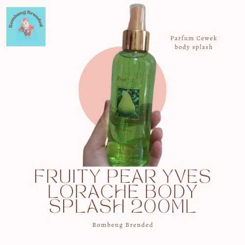 Parfum Cewek Fruity Pear Yves Laroche Body Splash 200 ML