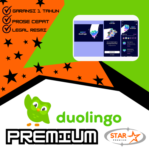 

Jual DuoLingo Pro Premium 1 Tahun Bergransi Proses Cepat dan Murah