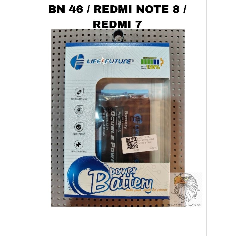 BATERAI BN 46 REDMI NOTE 8 / REDMI 7 LF LIFE FUTURE