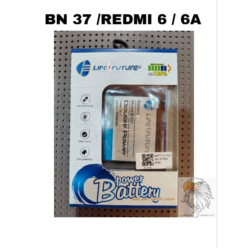 BATERAI BN 37 / REDMI 6 / 6A LF LIFE FUTURE