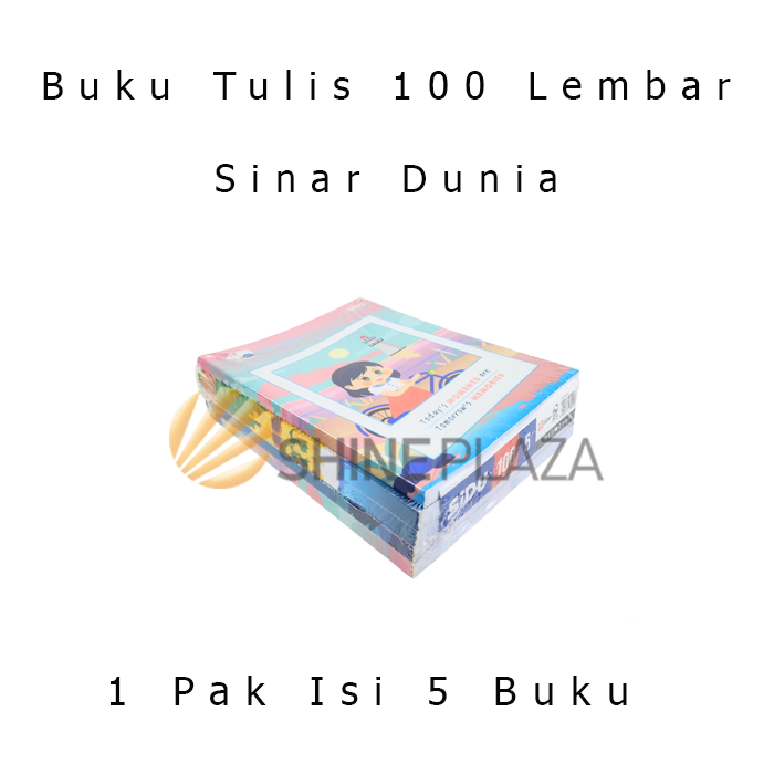 

[PACK] Buku Tulis SIDU 100 Lembar 1 Pak Isi 5 Buku Sinar Dunia