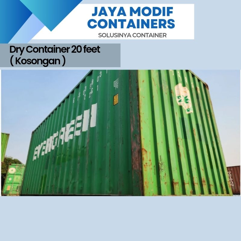 Container Dry 20 Feet ( Kosongan)(Jual/Sewa/Modif, Office/Dry)-20 Feet, 40 Feet