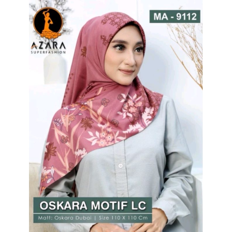 jilbab segi empat voal oskara