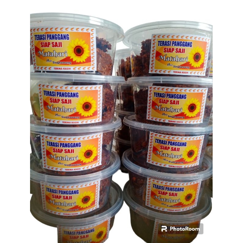 

Terasi panggang Matahari Singkawang ukuran 250gram SIAP SAJI