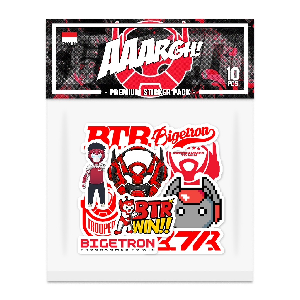 

Stiker BIGETRON Sticker Pack vol. 3 (Bigetroopers Edition)