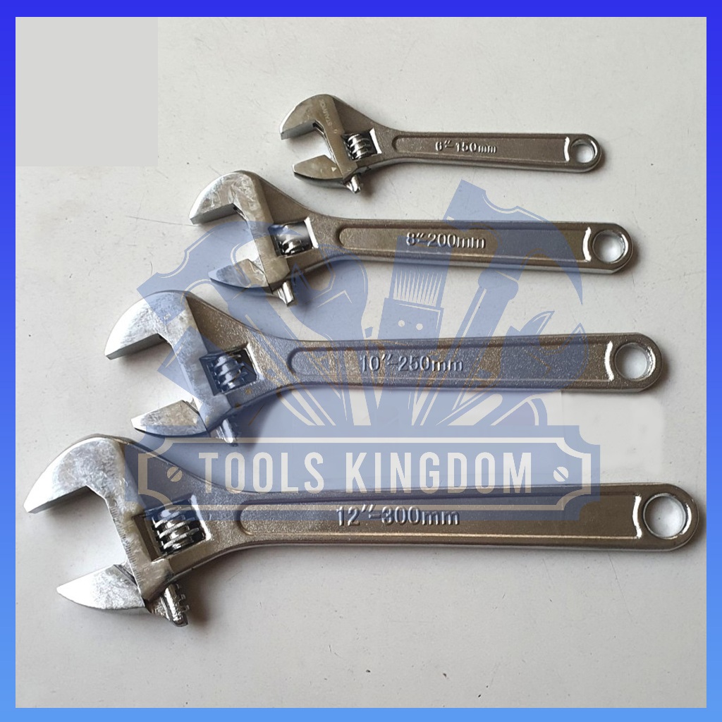 Kunci Inggris STAMVICK 8" - STAMVICK Adjustable Wrench - Kunci Bago STAMVICK