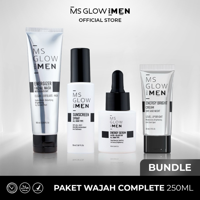 PAKET MS GLOW FOR MEN 4 IN 1 ORIGINAL