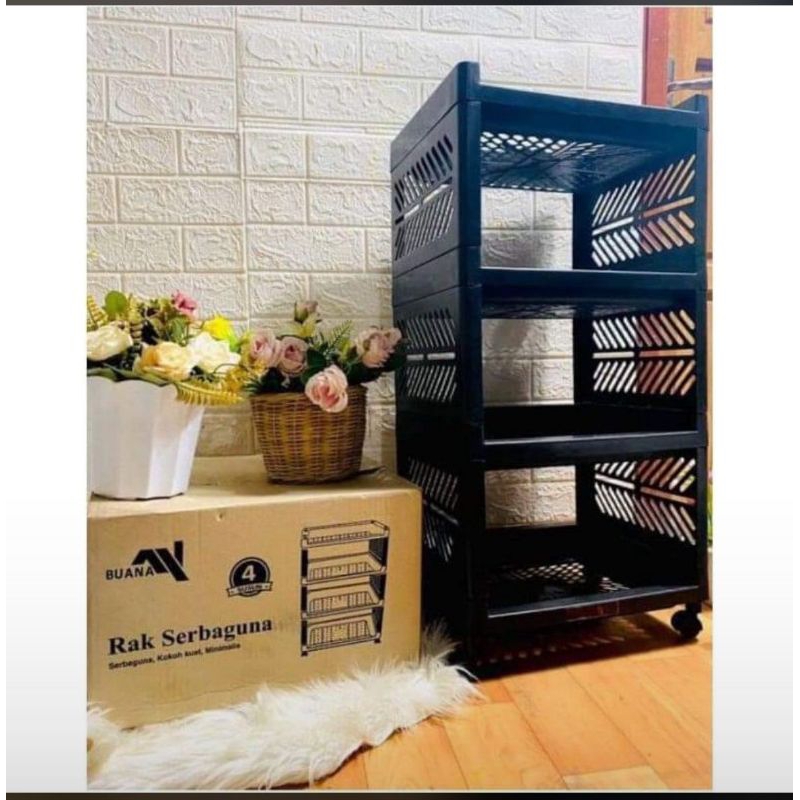 [MD] RAK YOYO 4 SUSUN SERBAGUNA / RAK 4 SUSUN RODA