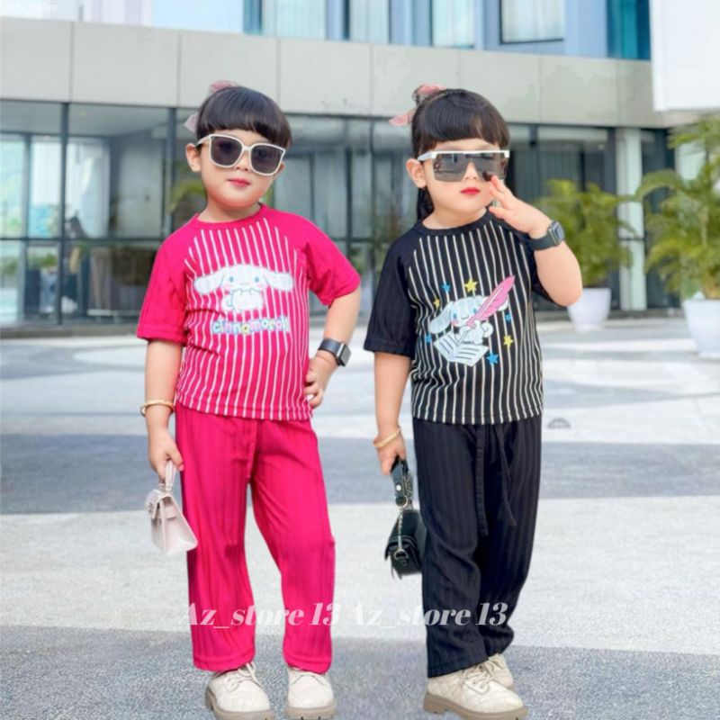 SETELAN KNIT ANAK PEREMPUAN CINAMOROOL USIA 2-10TAHUN