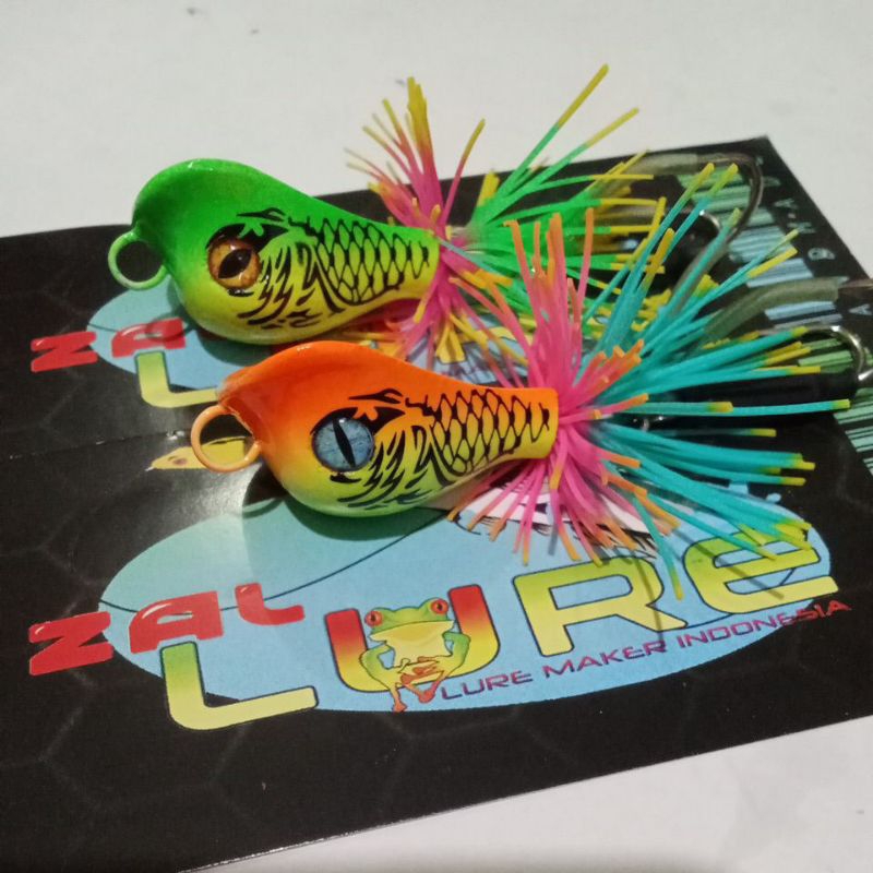 JUMP FROG TOPI ZAL LURE 3.5CM 7GRAM UMPAN CASTING