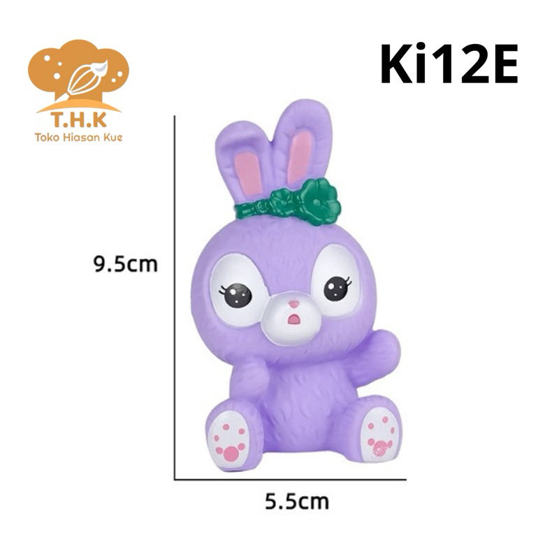 Ki12 - Hiasan Kue Figurin Stella Lou Kelinci
