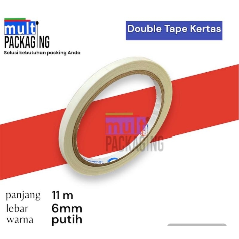 

Double Tape Kertas uk. 6mm x 11 m
