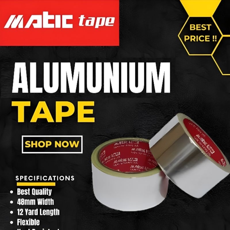 ALUMINIUM TAPE / LAKBAN ALUMINIUM/ALUMINIUMFOIL