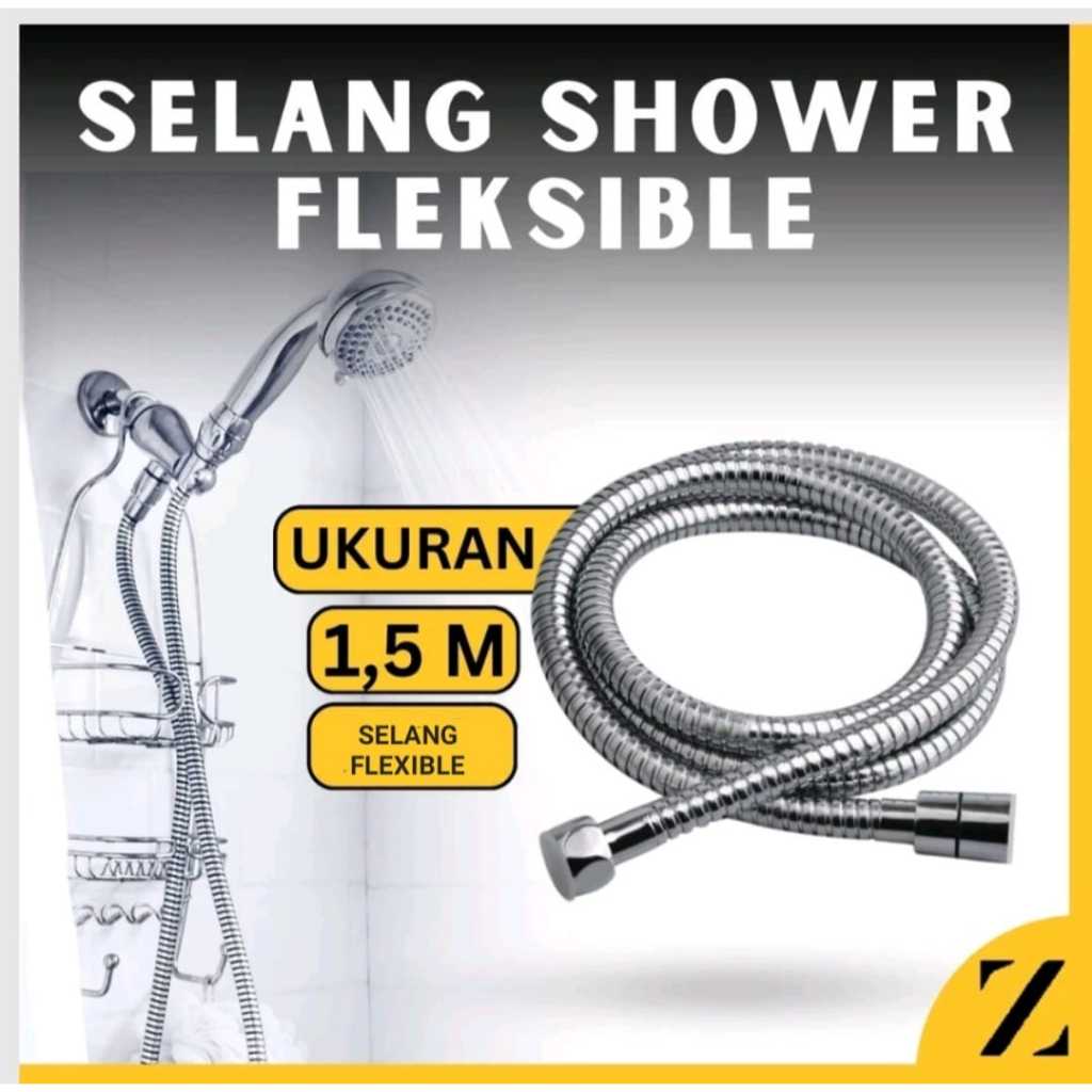 Selang Flexible Hose Selang Kamar Mandi Panjang 150cm Selang Shower Multi Guna
