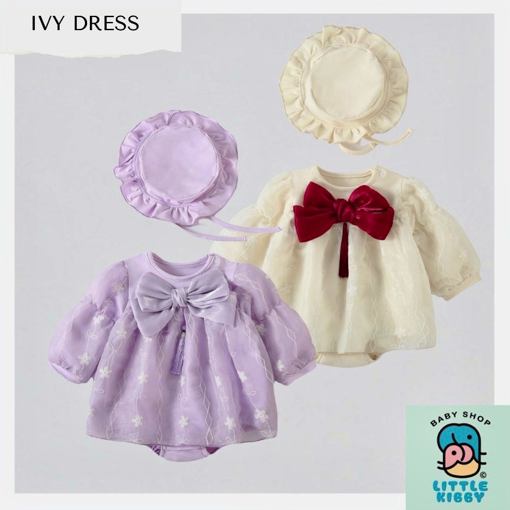 Flash Shipment  LITTLE KIBBY  IVY DRESS  GAUN PESTA ANAK  GAUN PESTA BAYI  DRESS ANAK  DRESS BAYI  G