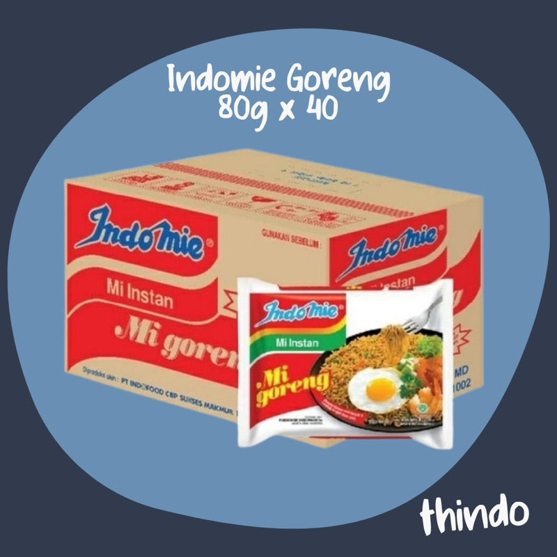 

INDOMIE Goreng 1 Dus 80Gr x 40pcs