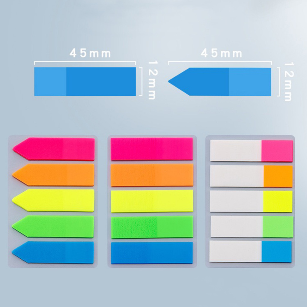 

COLORFUL STRIP INDEXER STICKY NOTE - INDEX LABEL TEMPEL WARNA-WARNI