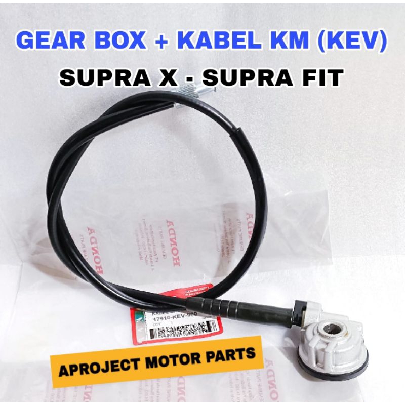 KABEL KM KEV + GIR BOX KILOMETER GEAR BOK SPEDOMETER SUPRA X LAMA SUPRA FIT OLD HIGH QUALITY