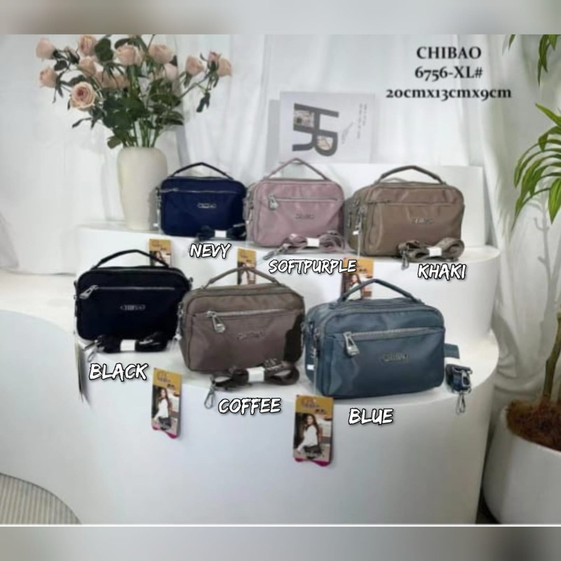 TAS ORI CHIBAO PARASUT 2in1 Selempang Jinjing CB6756 4Sleting