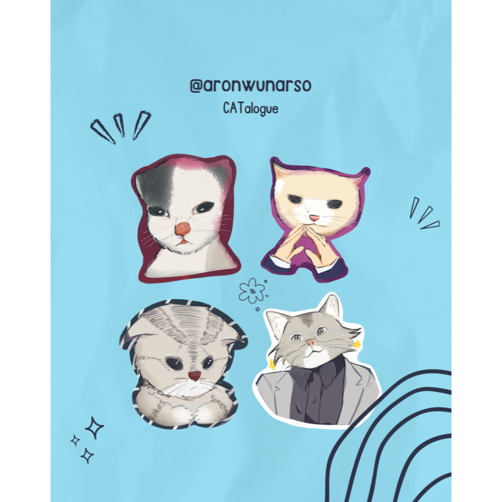 

CATalog Stiker Kucing Matte 6*6 All Variant