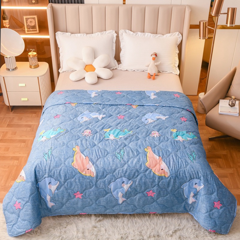 PROMO Selimut Bed Cover Only Katun 152182 Selimut Katun Jumbo Polos Selimut Tebal Katun Lembut