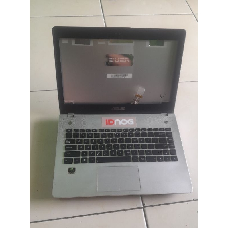 Casing kesing engsel touchpad palmrest heatsink fan frame motherboard rusak laptop asus n46v