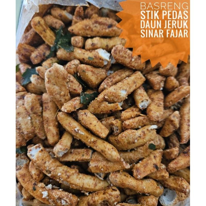 

basreng stik pedas sinar fajar/ basreng stik pedas / pedas daun jeruk /basreng pedas daun jeruk