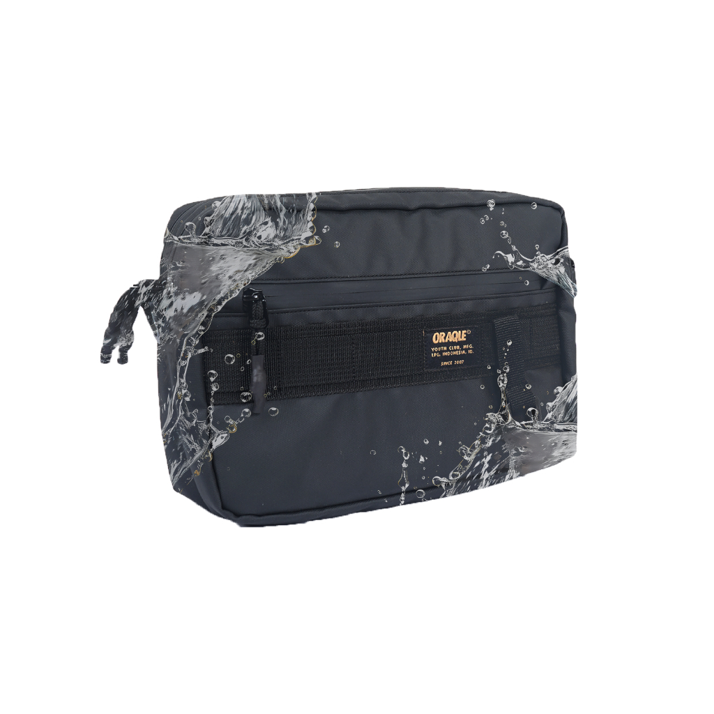 ORAQLE Official-Sling Bag DOYZ Multyfungsi 2 in 1 Hand Bag Kulit Anti-Air Tas Selempang Waterproof C