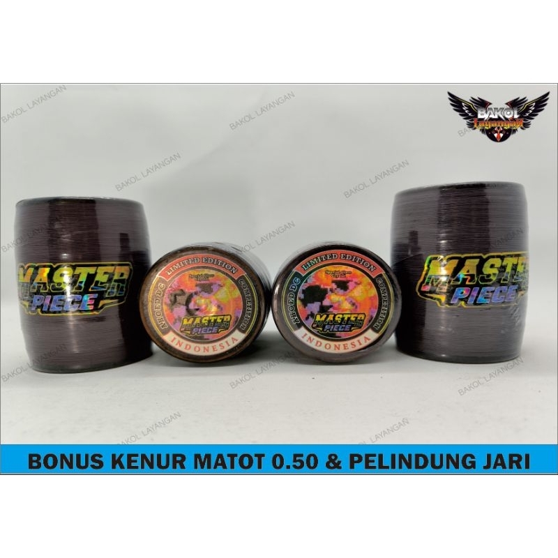 Gelasan Senar Mati MATOT MASTER PIECE 6000 yard by ahoed dc(BONUS KENUR MATOT & PELINDUNG JARI)