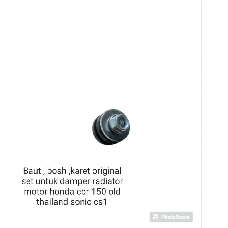 BAUT BOSH KARET ORIGINAL SET UNTUK DAMPER RADIATOR MOTOR HONDA CBR 150 OLD THAILAND SONIC CS1