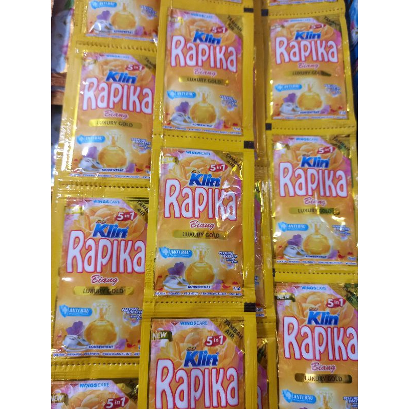 Rapika Biang Luxury Gold 1 renceng isi 12 sachet